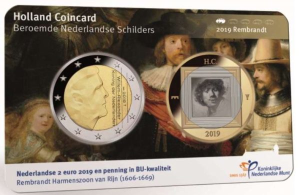 Nederland 2 euro 2019 Holland coin fair in coincard
