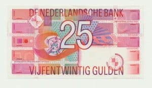 Nederland 25 Gulden 1989 Roodborstje