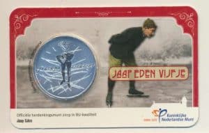 Nederland 5 Euro 2019 Jaap Eden BU in coincard