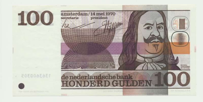 Nederland 100 Gulden 1970 Michiel de Ruyter