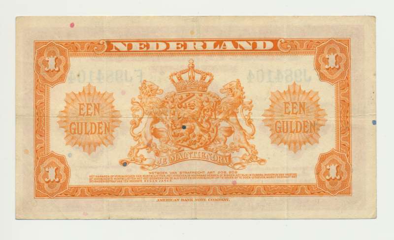Nederland 1 Gulden 1943 Wilhelmina - Image 2