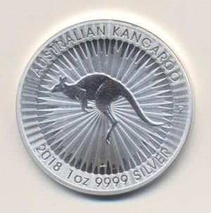Australië 1 Ounce zilver kangeroo 2018