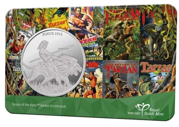 Nederland Tarzan of the apes penning in Coincard
