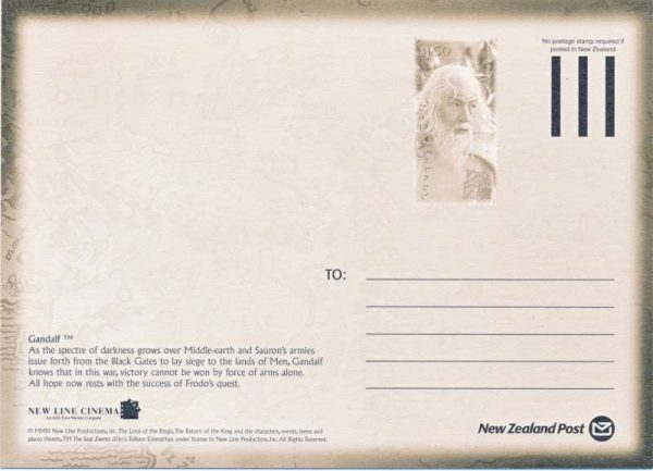 Lord of the Rings Ansichtkaart Gandalf - Image 2