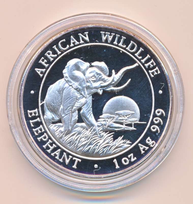 Somalië 1 Ounce 2009 African Wildlife Olifant