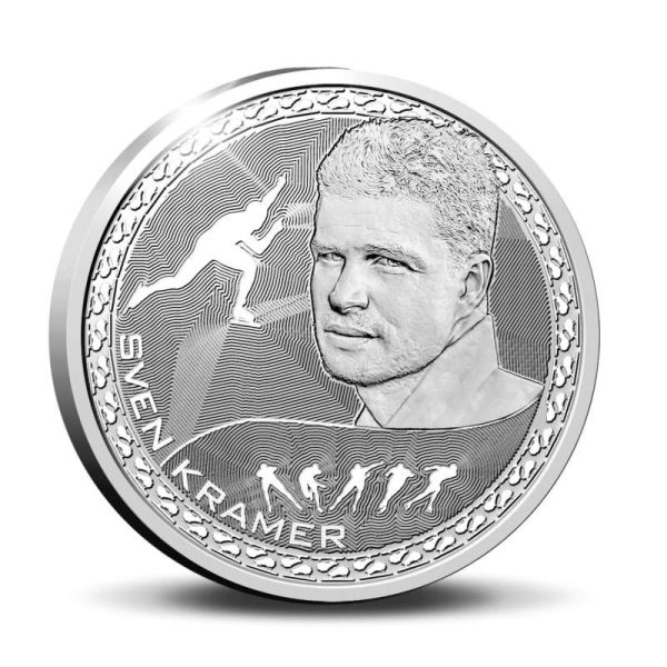 Nederland Sven Kramer 1 ounce zilver - Afbeelding 2