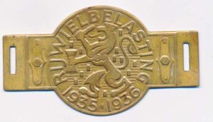 Rijwiel belasting 1935-1936