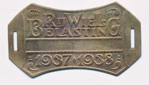 Rijwiel belasting 1937-1938