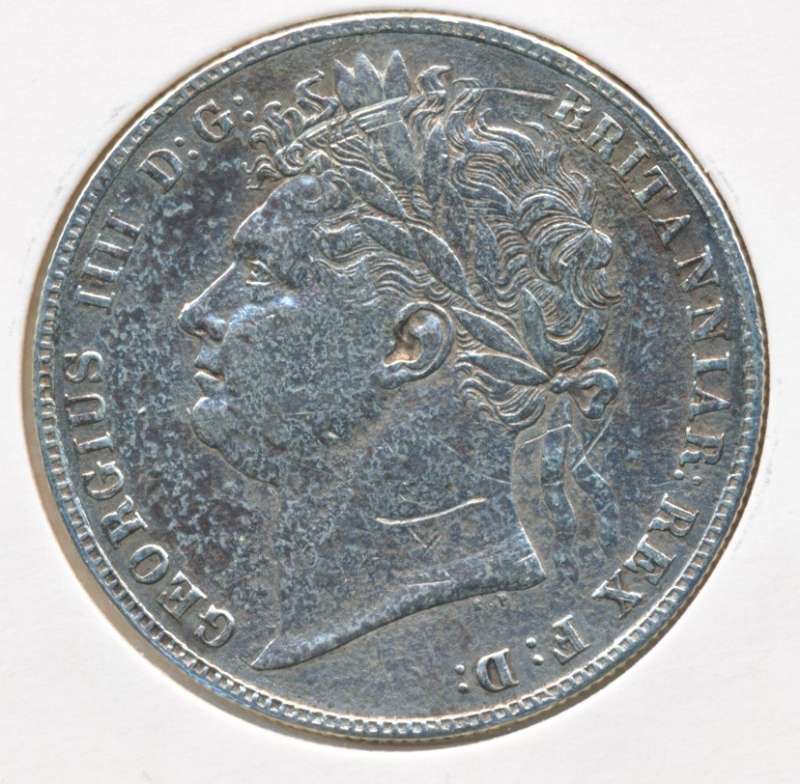 Verenigd Koninkrijk half crown 1823