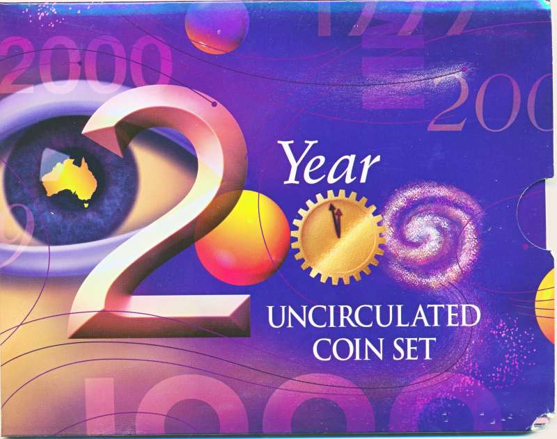 Australië 2000 Milennium UNC set - Bild 3