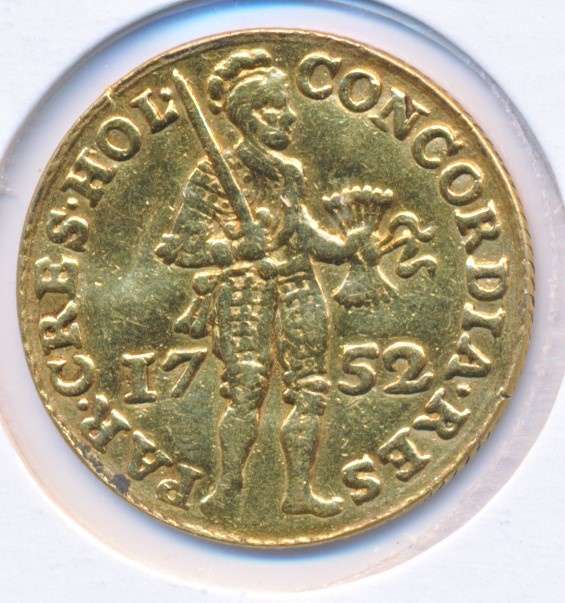 Holland Gouden Dukaat 1752