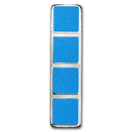Tetris 1 ounce 2 dollar 2023 blauw-zilver