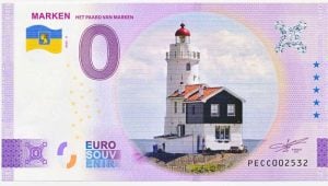Nederland 0 Euro Het paard van Marken 2023 in kleur