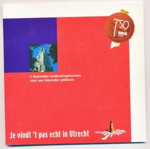 Nederland 750 jaar Domkerk Utrecht  2004 penningenset