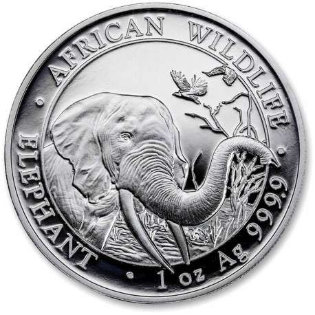 Somalië 1 Ounce 2018 African Wildlife Olifant
