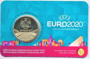 België 2,5 euro UEFA 2020/2021 (NL) in coincard