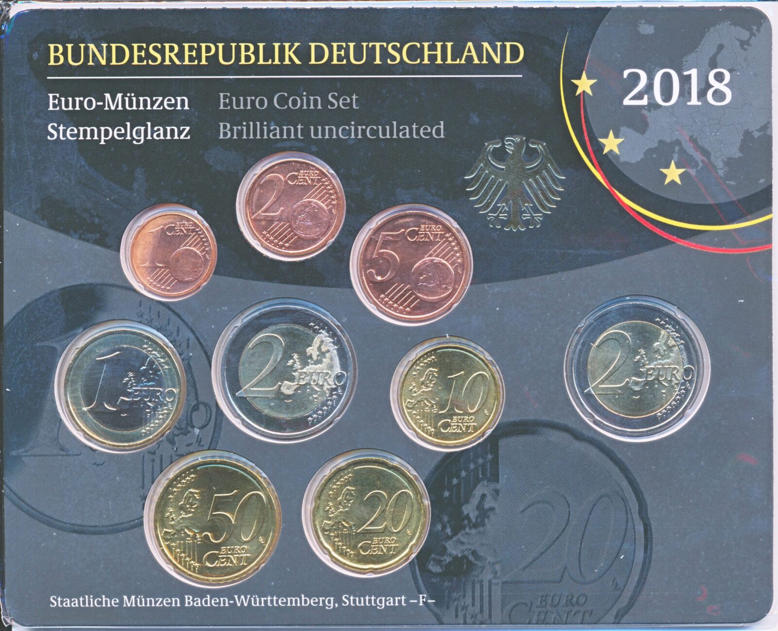 Duitsland BU set euro 2018-F