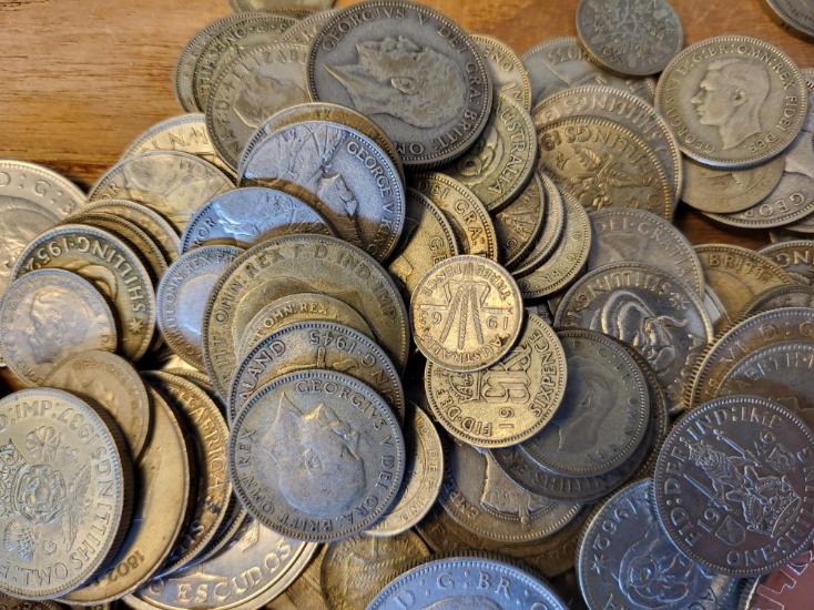 Wereld 1 kilo zilveren munten - صورة 2