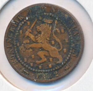 Nederland 1 cent 1882 Willem 3
