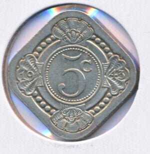 Nederland 5 cent 1943 Wilhelmina