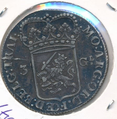 Utrecht 3 Gulden 1795