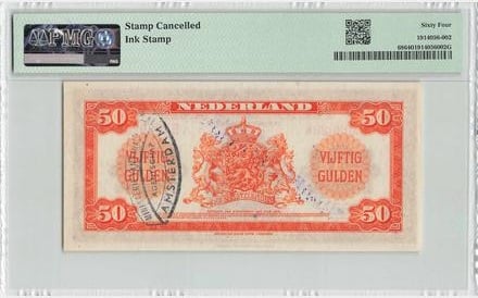 Nederland 50 gulden 1943 PMG64