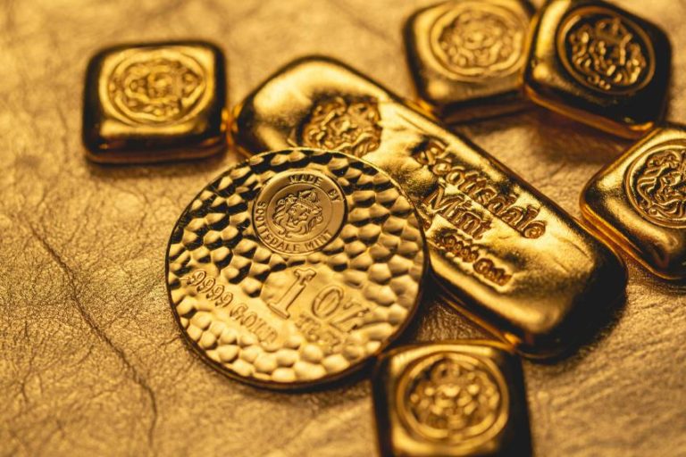 gouden munten en baren