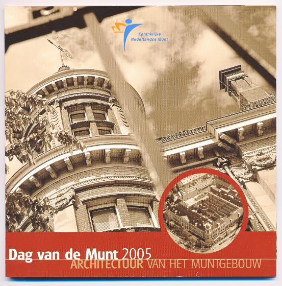 Nederland Dag van de muntset 2005 Architectuur van het Muntgebouw