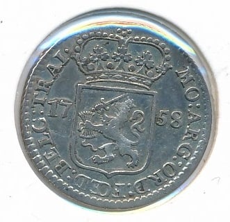Utrecht 1/4 Gulden 1758