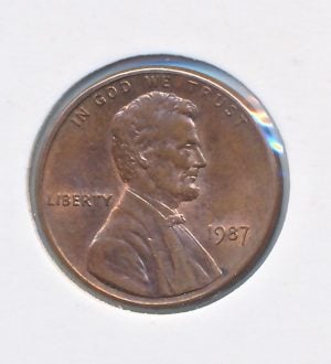 USA 1 Cent 1987