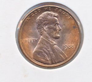 USA 1 Cent 1988