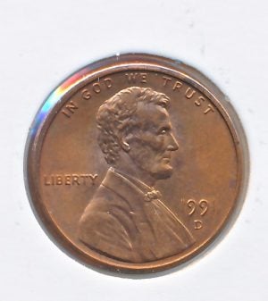 USA 1 Cent 1991-D