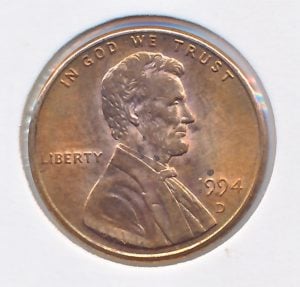 USA 1 Cent 1994-D