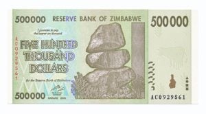 Zimbabwe 500.000 Dollars 2008