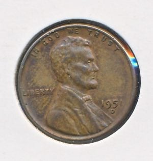 USA 1 Cent 1951