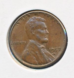 USA 1 Cent 1957-D