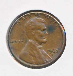 USA 1 Cent 1962-D