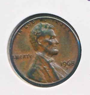 USA 1 Cent 1968-S