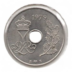 Denemarken 25 Øre 1979