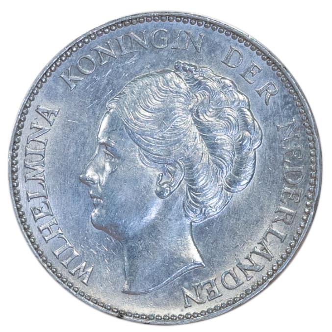 Zilveren 1 gulden Wilhelmina (Willekeurig jaartal)