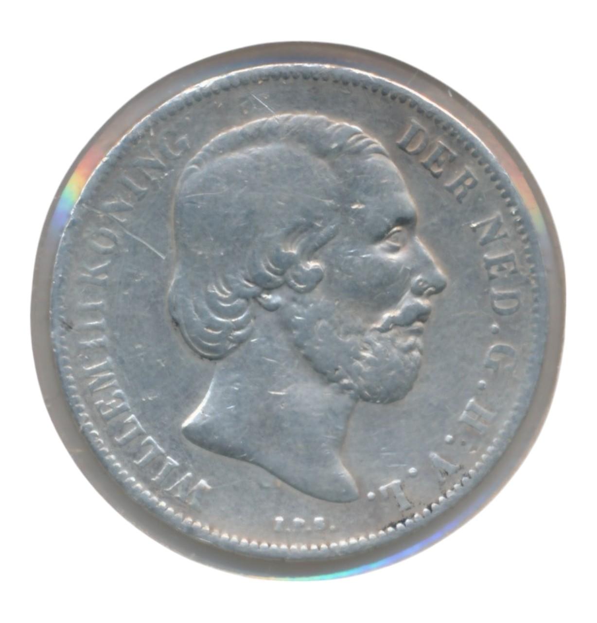 Nederland serie zilveren guldenmunten Willem 1 t/m Wilhelmina (8 stuks) - Image 7