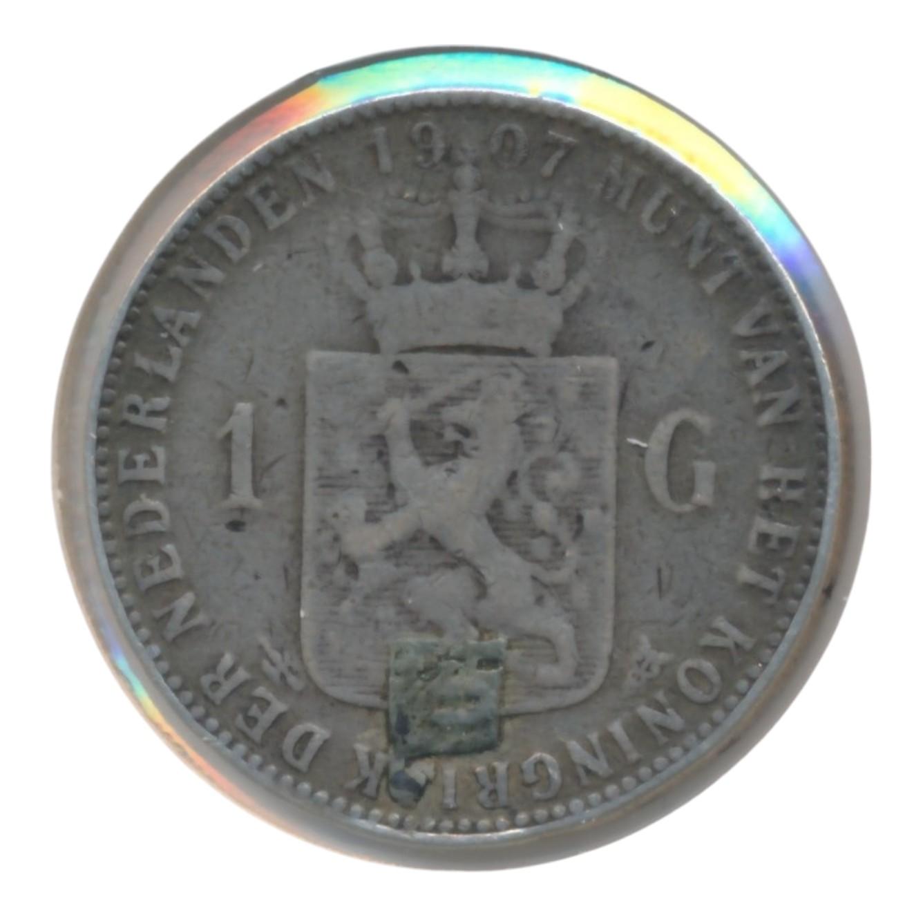 Nederland serie zilveren guldenmunten Willem 1 t/m Wilhelmina (8 stuks) - Image 12