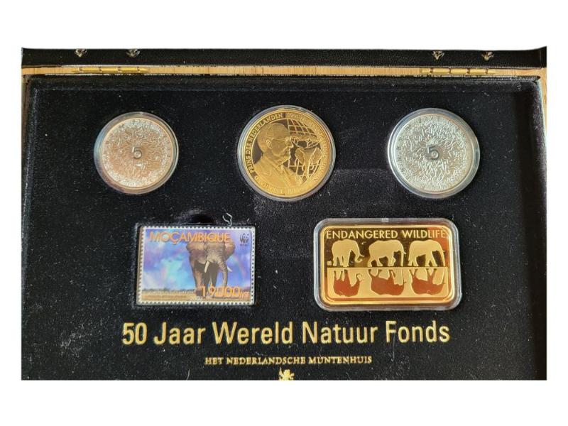 Nederland Jubileumset 50 jaar WNF 2011 Proof in cassette