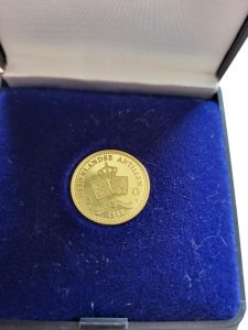 Nederlandse Antillen gouden 5 gulden 1980