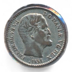 Denemarken 4 Skilling 1854