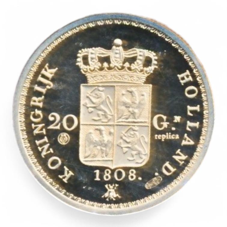 Nederland Naslag 10 Gulden 1808 Lodewijk Napoleon