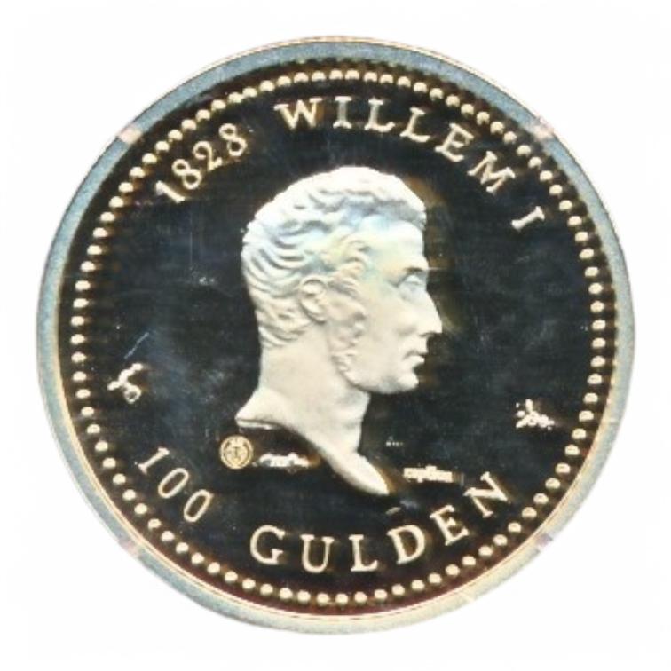 Nederlandse Antillen Naslag 100 Gulden 1978 Willem I/Juliana
