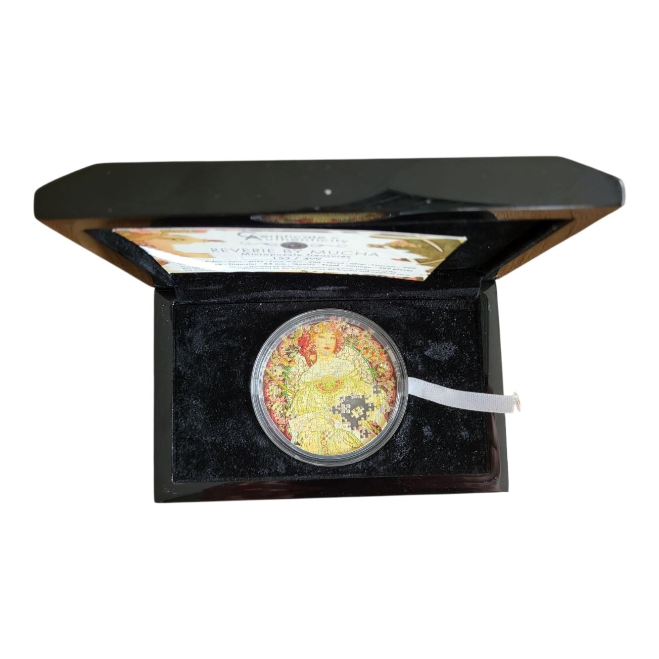 Palau 3 ounce - 20 Dollar 2021 gekleurd
