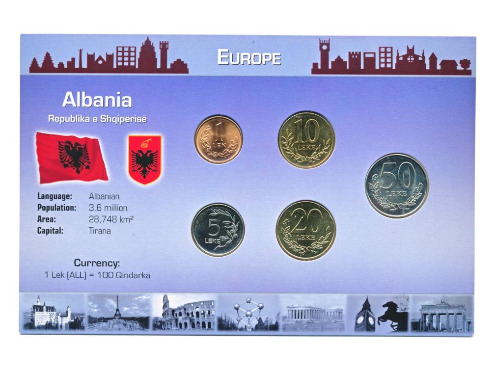 Albanië Muntset Lek