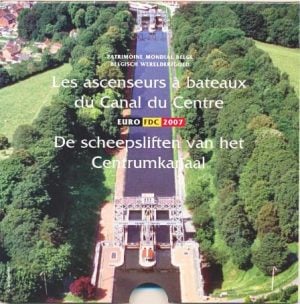 België Euromuntset 2007 BU - Scheepsliften Centrumkanaal